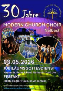 Jubiläumsgottesdienst 30 Jahre